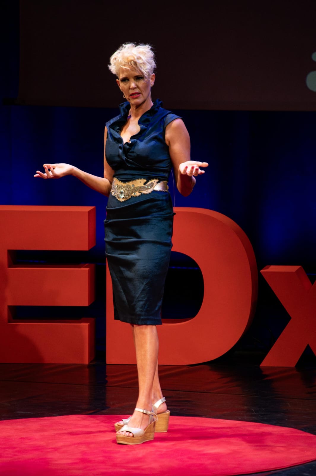 Kath Berry speaking at TEDx