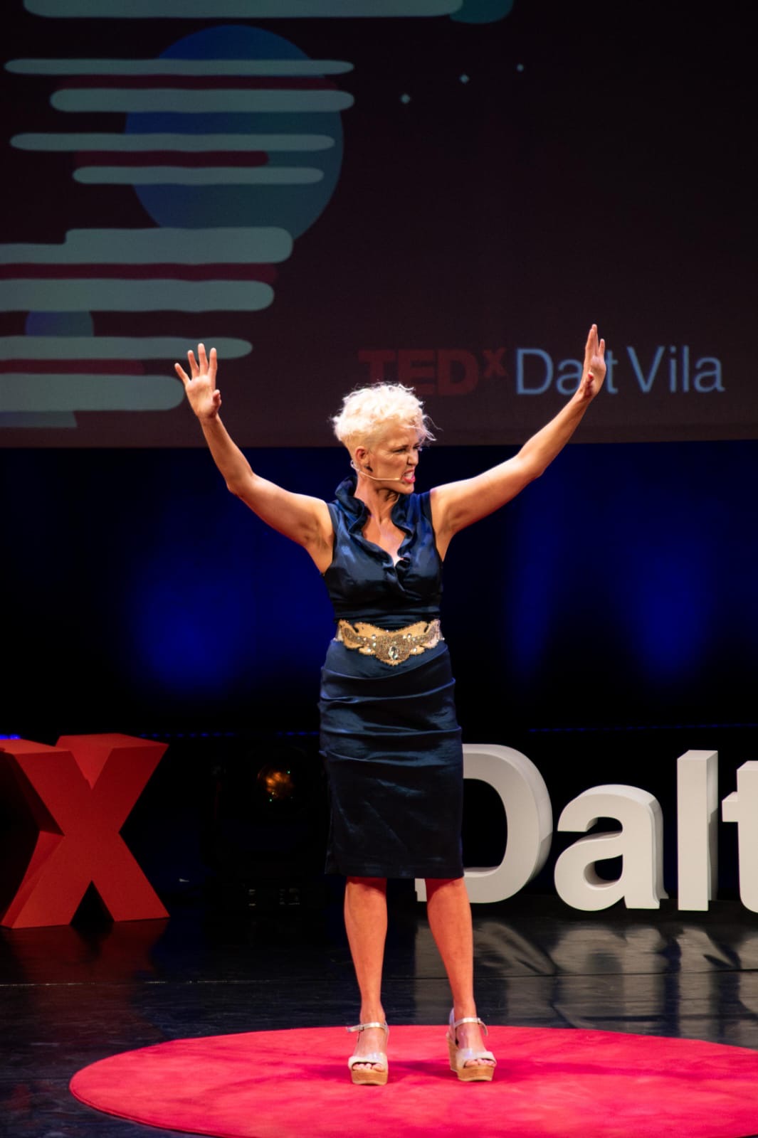 Kath Berry speaking at TEDx Dalt Vila